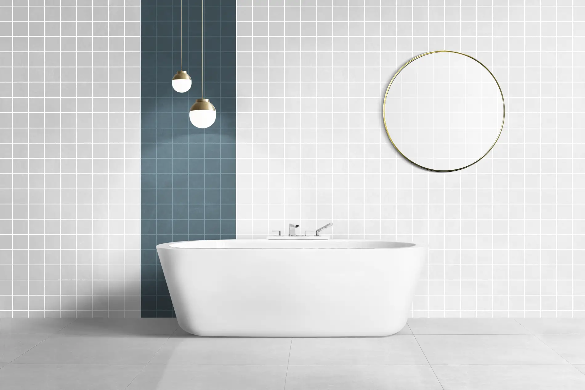 Finition impeccable des joints de carrelage dans une salle de bain moderne à Bruges.